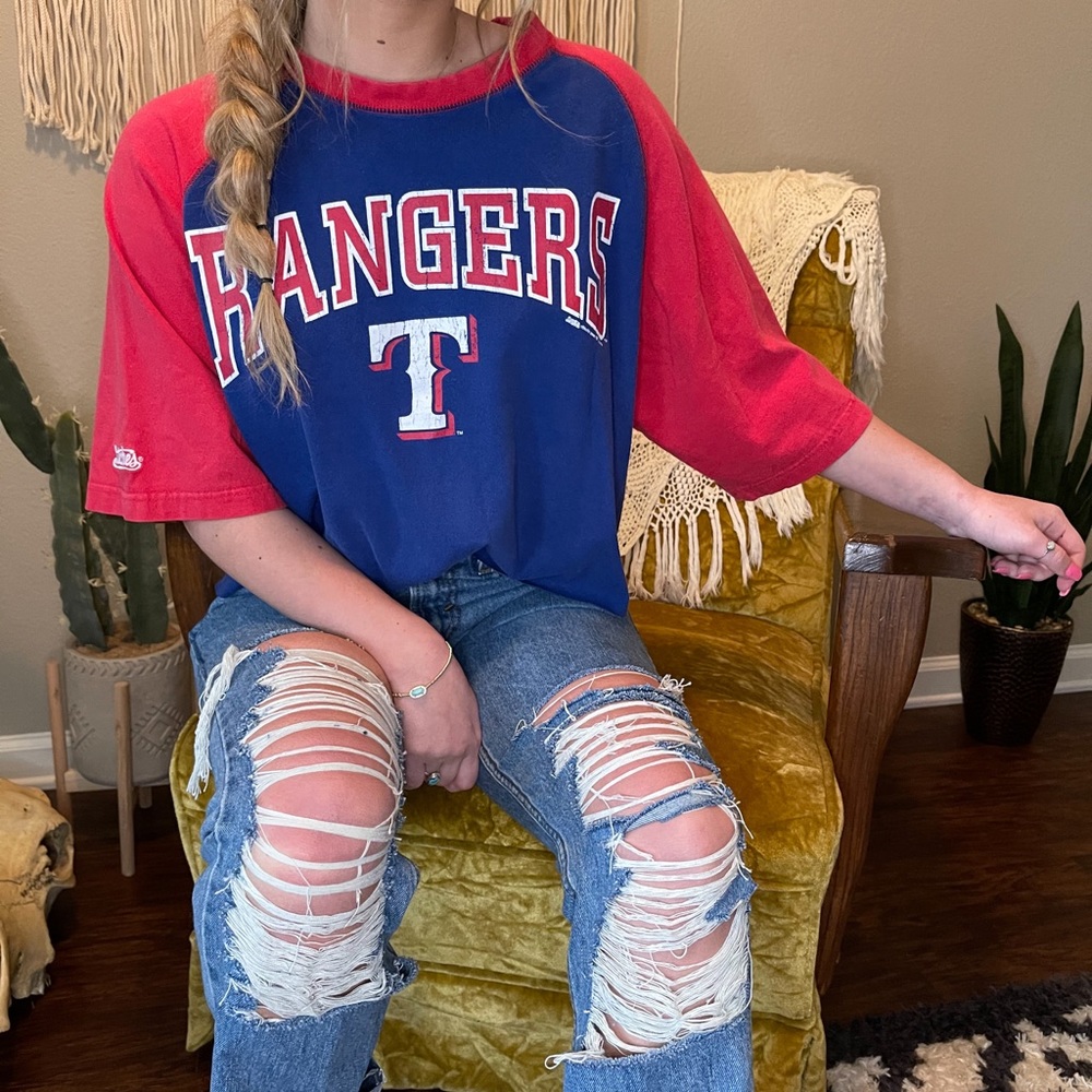 Texas Rangers Cropped Tee